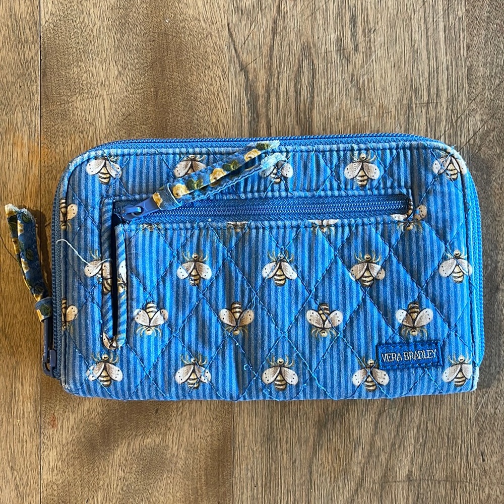 Retired Honey Bee and Roses Wallet